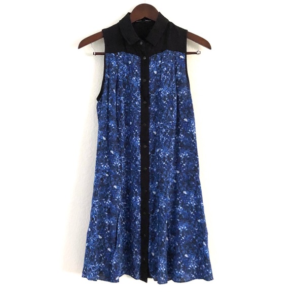 NEW Proenza Schouler Silk Microprint Shirt Dress - Picture 7 of 16